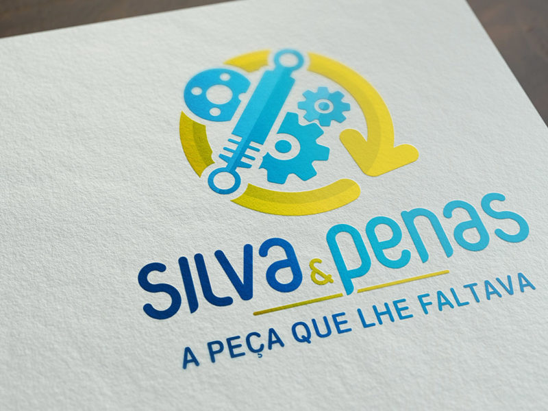 Mock ups Silva e Penas Logo